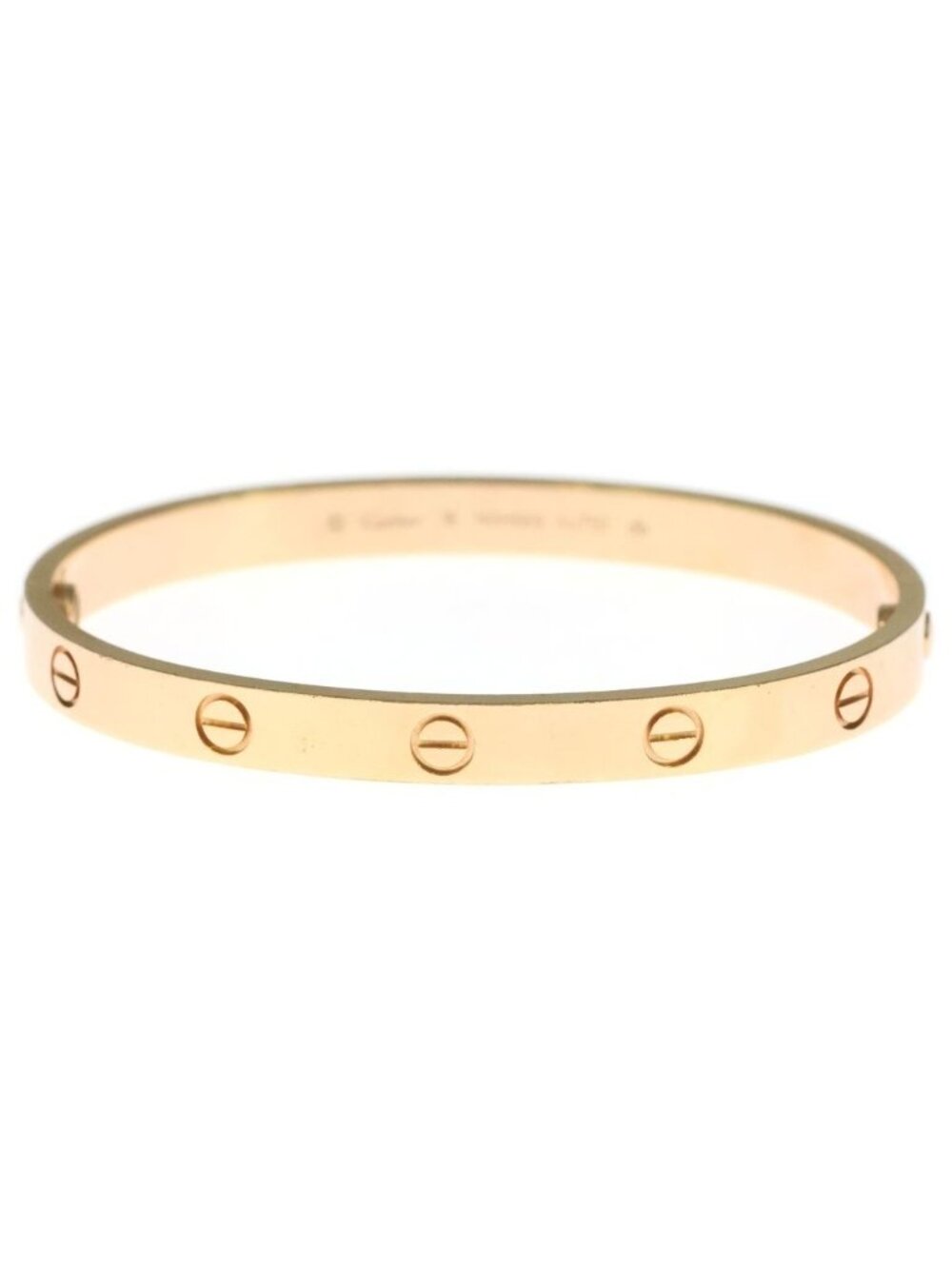 Cartier Love Bracelet Bangle Pink Gold 18k